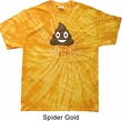 Emoji Shit Happens Spider Tie Dye Shirt