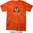Emoji Shit Happens Spider Tie Dye Shirt