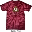 Emoji Shit Happens Spider Tie Dye Shirt