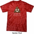 Emoji Shit Happens Spider Tie Dye Shirt