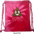 Emoji Shit Happens Tie Dye Bag
