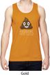 Emoji Tank Top Shit Happens Mens Moisture Wicking Tanktop