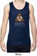 Emoji Tank Top Shit Happens Mens Moisture Wicking Tanktop