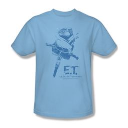 ET Shirts - Extra Terrestrial Shirt Bike Adult Light Blue Tee T-Shirt