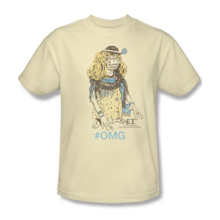 ET Shirts - Extra Terrestrial Shirt Dressed Up Adult Cream Tee T-Shirt