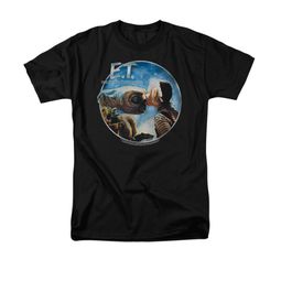 ET Shirts - Extra Terrestrial Shirt Gertie Kisses Adult Black Tee T-Shirt