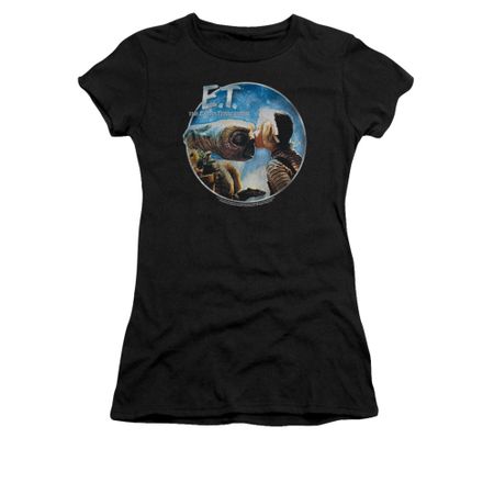 ET Shirts - Extra Terrestrial Shirt Juniors Gertie Kisses Black Tee T-Shirt