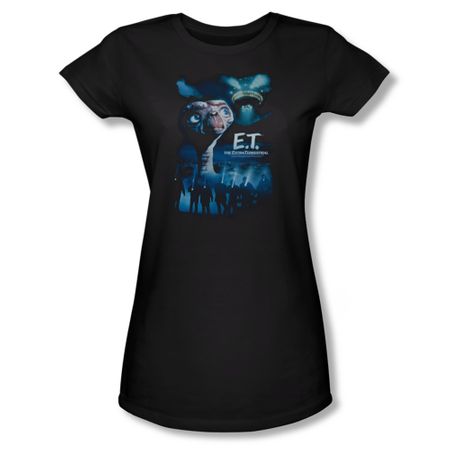 ET Shirts - Extra Terrestrial Shirt Juniors Going Home Black Tee T-Shirt