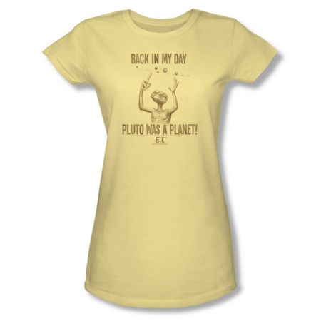 ET Shirts - Extra Terrestrial Shirt Juniors In My Day Banana Tee T-Shirt