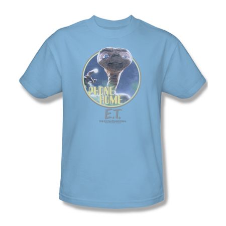 ET Shirts - Extra Terrestrial Shirt Phone Home Adult Light Blue Tee T-Shirt