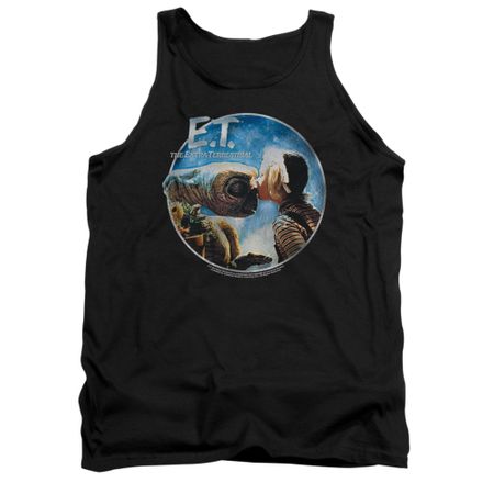 ET Shirts - Extra Terrestrial Tank Top Gertie Kisses Black Tanktop