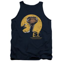 ET Shirts - Extra Terrestrial Tank Top Moon Frame Navy Tanktop ET Shirts - Extra Terrestrial Tank Top Moon Frame Navy Tanktop