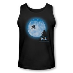 ET Shirts - Extra Terrestrial Tank Top Moon Scene Black Tanktop