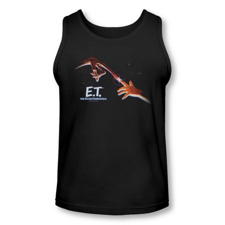 ET Shirts - Extra Terrestrial Tank Top Poster Black Tanktop
