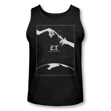 ET Shirts - Extra Terrestrial Tank Top Simple Poster Black Tanktop