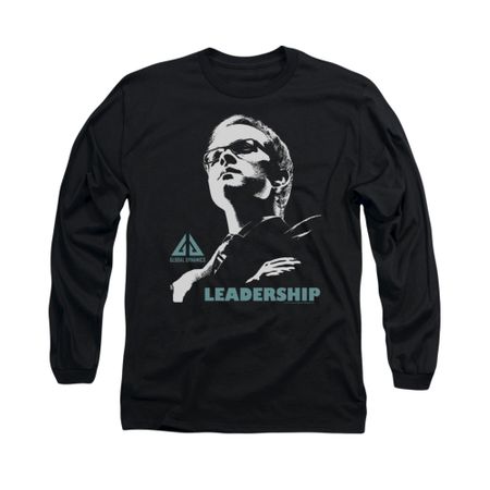Eureka Shirt Leadership Long Sleeve Black Tee T-Shirt