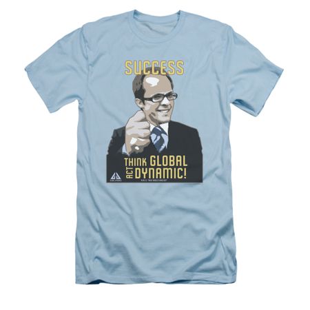 Eureka Shirt Slim Fit Success Light Blue T-Shirt