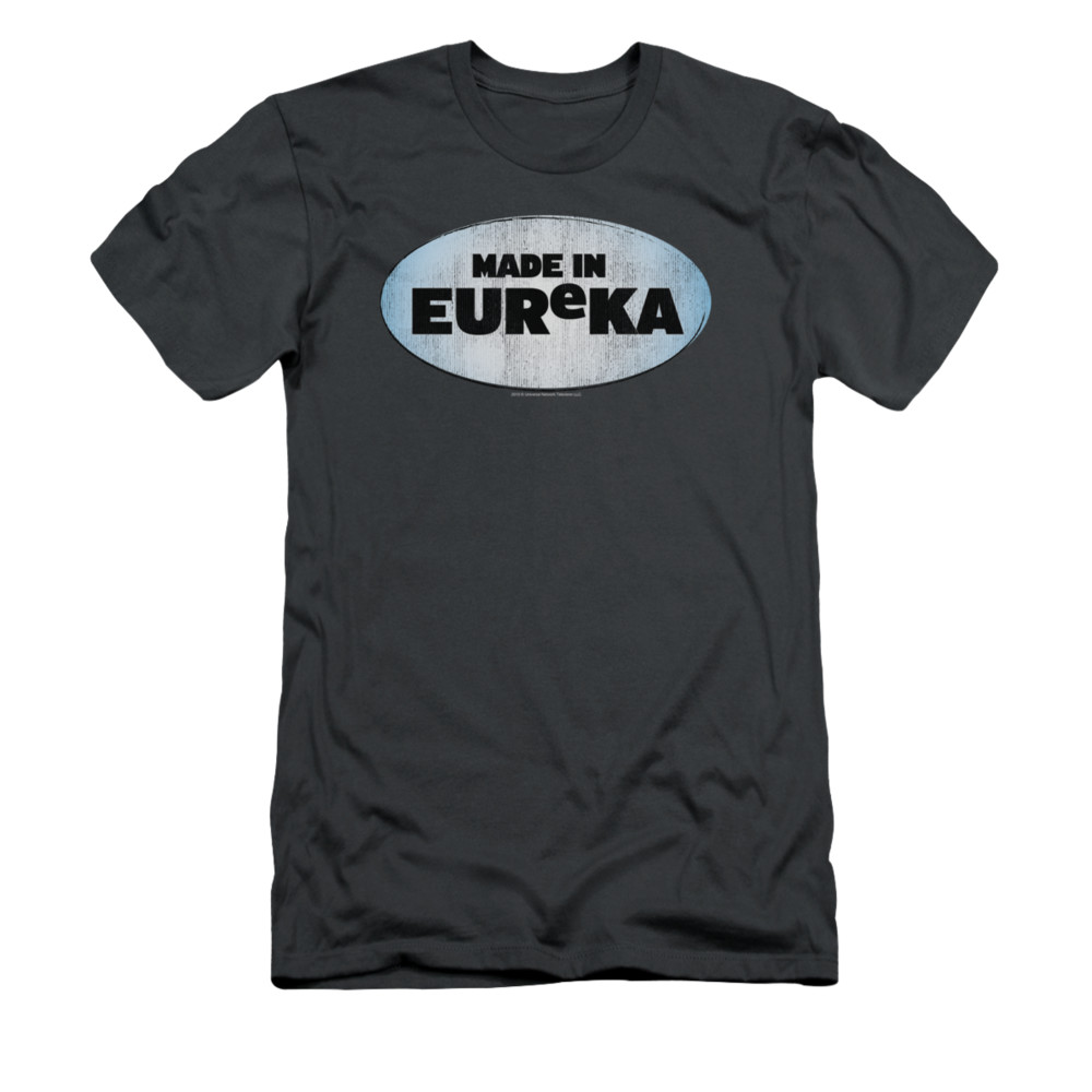 Eureka Shirt Slim Fit Made In Eureka Charcoal TShirt Eureka Made In