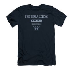 Eureka Shirt Slim Fit Tesla School Navy T-Shirt Eureka Shirt Slim Fit Tesla School Navy T-Shirt