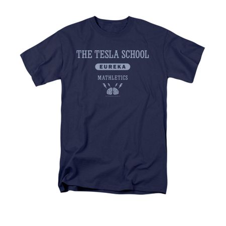 Eureka Shirt Tesla School Navy T-Shirt