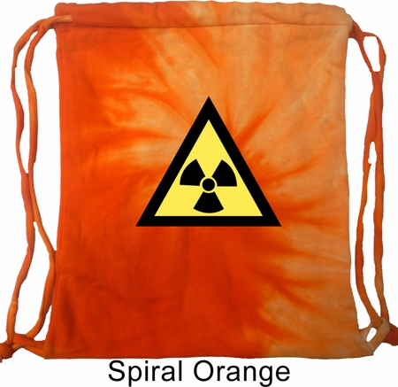 Fallout Bag Radioactive Triangle Tie Dye Bag