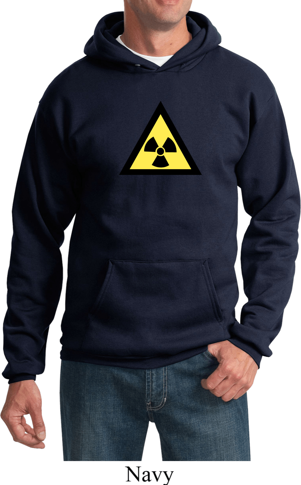 Fallout Hoodie Radioactive Triangle Hoody - Radioactive Triangle Mens ...