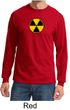 Fallout Shirt Radioactive Radiation Symbol Adult Long Sleeve Shirt