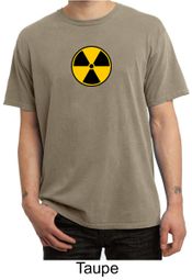 Fallout Shirt Radioactive Radiation Symbol Adult Pigment Dyed T-shirt Fallout Shirt Radioactive Radiation Symbol Adult Pigment Dyed T-shirt
