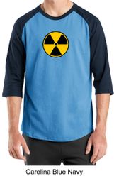 Fallout Shirt Radioactive Radiation Symbol Adult Raglan Shirt Fallout Shirt Radioactive Radiation Symbol Adult Raglan Shirt