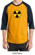 Fallout Shirt Radioactive Radiation Symbol Adult Raglan Shirt