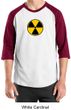 Fallout Shirt Radioactive Radiation Symbol Adult Raglan Shirt