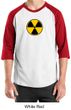 Fallout Shirt Radioactive Radiation Symbol Adult Raglan Shirt