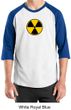 Fallout Shirt Radioactive Radiation Symbol Adult Raglan Shirt