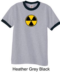Fallout Shirt Radioactive Radiation Symbol Adult Ringer Shirt Fallout Shirt Radioactive Radiation Symbol Adult Ringer Shirt