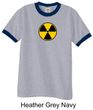 Fallout Shirt Radioactive Radiation Symbol Adult Ringer Shirt