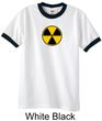 Fallout Shirt Radioactive Radiation Symbol Adult Ringer Shirt