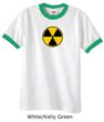 Fallout Shirt Radioactive Radiation Symbol Adult Ringer Shirt