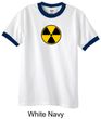 Fallout Shirt Radioactive Radiation Symbol Adult Ringer Shirt