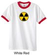 Fallout Shirt Radioactive Radiation Symbol Adult Ringer Shirt
