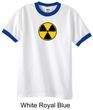 Fallout Shirt Radioactive Radiation Symbol Adult Ringer Shirt