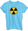 Fallout Shirt Radioactive Radiation Symbol Ladies Crew Neck Shirt