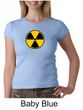 Fallout Shirt Radioactive Radiation Symbol Ladies Crew Neck Shirt
