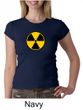 Fallout Shirt Radioactive Radiation Symbol Ladies Crew Neck Shirt