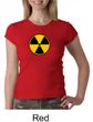 Fallout Shirt Radioactive Radiation Symbol Ladies Crew Neck Shirt