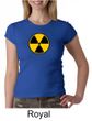 Fallout Shirt Radioactive Radiation Symbol Ladies Crew Neck Shirt
