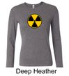 Fallout Shirt Radioactive Radiation Symbol Ladies Long Sleeve Shirt