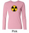 Fallout Shirt Radioactive Radiation Symbol Ladies Long Sleeve Shirt