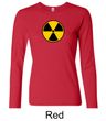 Fallout Shirt Radioactive Radiation Symbol Ladies Long Sleeve Shirt