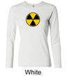 Fallout Shirt Radioactive Radiation Symbol Ladies Long Sleeve Shirt