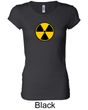 Fallout Shirt Radioactive Radiation Symbol Ladies Longer Length Shirt
